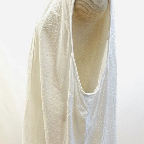 NWT CROFT & BARROW Women Sleeveless Pullover V-Neck 100% Rayon White Shirt Sz 4X - Picture 10 of 13